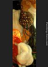 Gustav Klimt Canvas Paintings - Goldfish